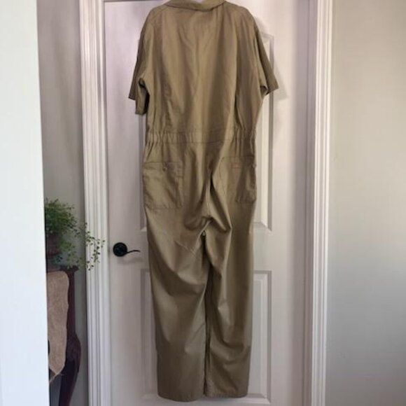 DICKIES Coveralls Khaki Men's XL Regular Work Wear Short Sleeves Utility - Picture 6 of 15